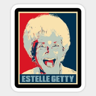 Estelle Getty Golden Girls Hope Poster Art Sticker